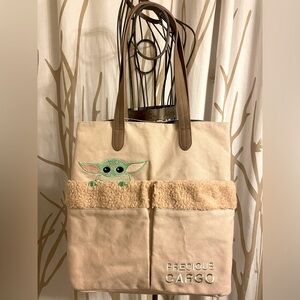 Loungefly Star Wars The Mandalorian The Child Precious Cargo Tote Bag